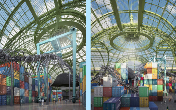 在法国巴黎大皇宫看“狗子28气质”